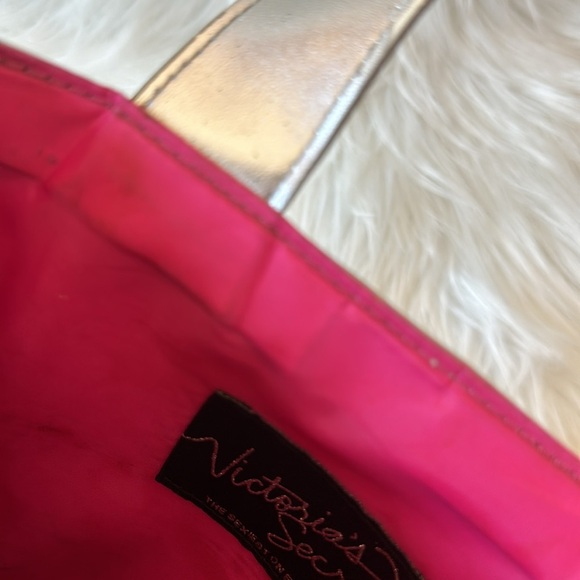 Victoria's Secret Supermodel Heidi Klum Bag Limited Edition Mini Silver Tote! - Picture 13 of 17